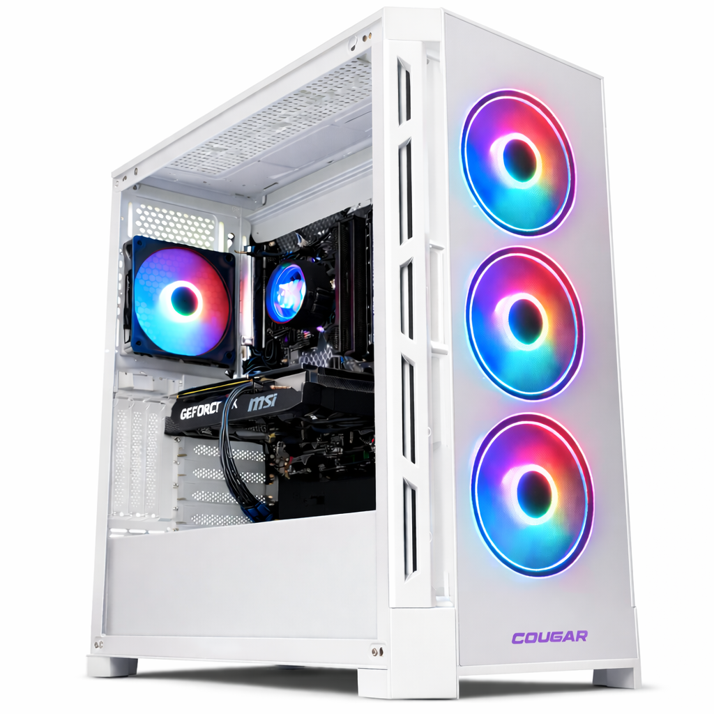 pc gaming pro white Pc Gaming AMD Ryzen 5 5500 / RX 6600 / 32GB / 500GB - Imagen 1